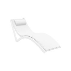 Omnipazar TRK-087 Siesta Minderli Yastıklı Lüks Ergonomik Slim Şezlong