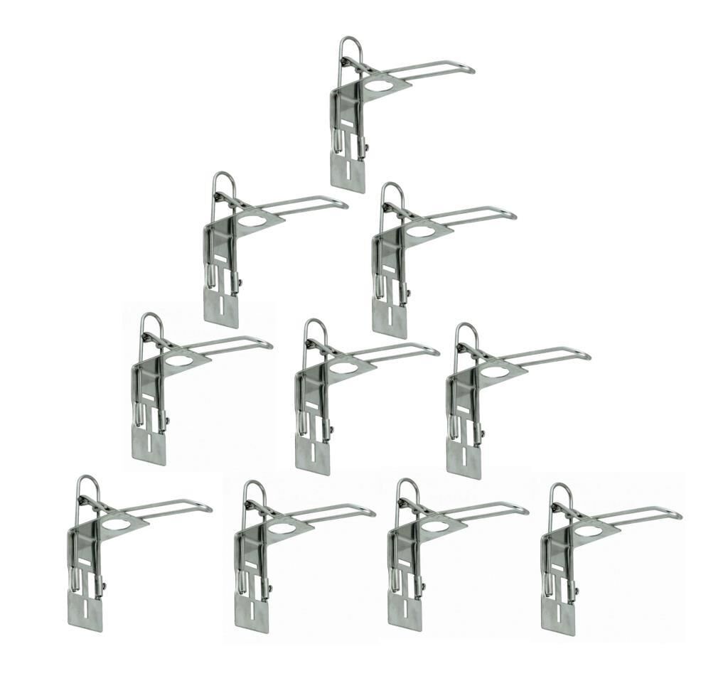 Omniwash Krom Dirsek Basmalı Dezenfektan Duvar Askı Aparatı 10 Adet