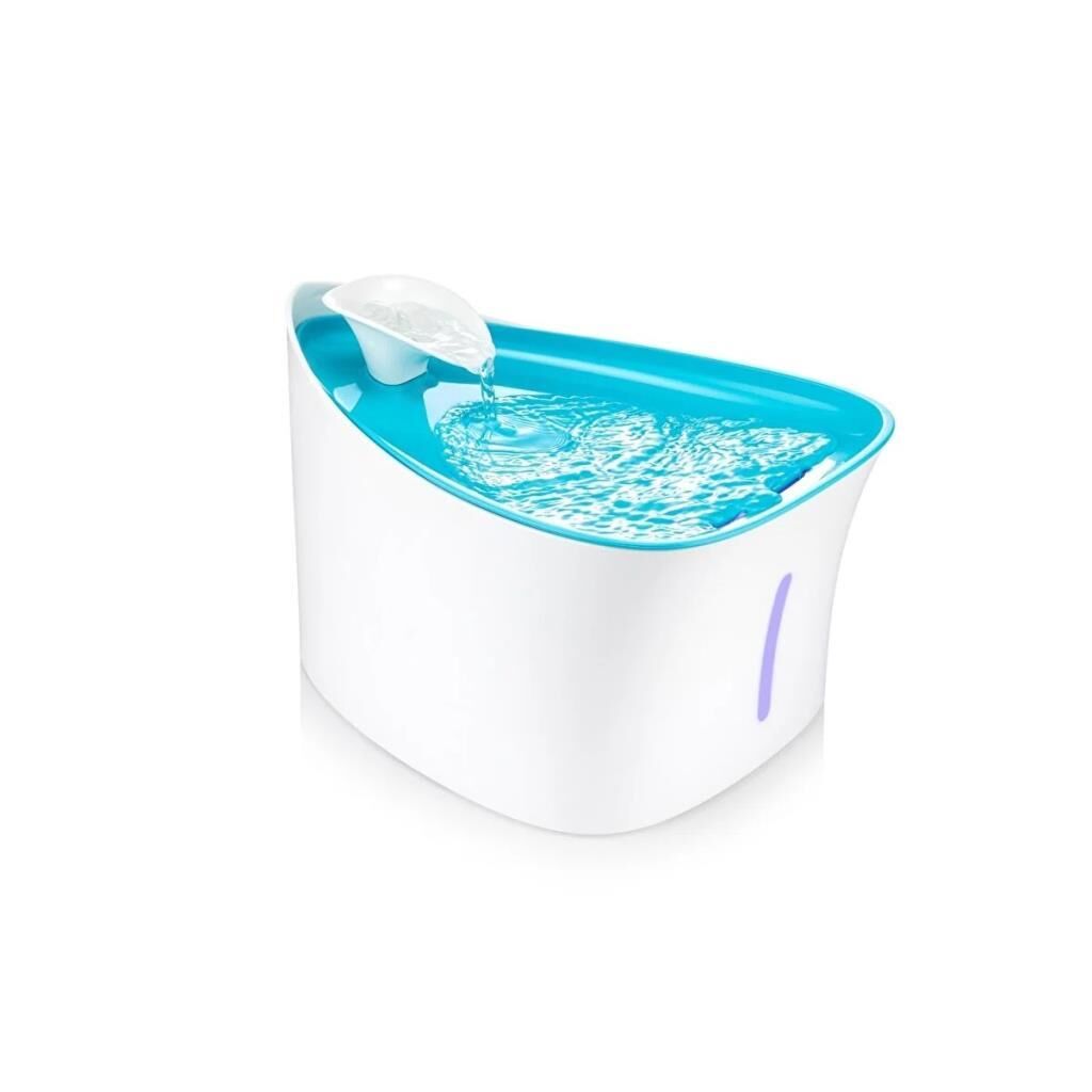 Omnipazar SY-5099 Kedi ve Köpek Otomatik Su Pınarı 2,5 Litre Turkuaz