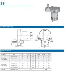 Omniwash OW10151 Redüktörlü 24V 45 Rpm DC Motor