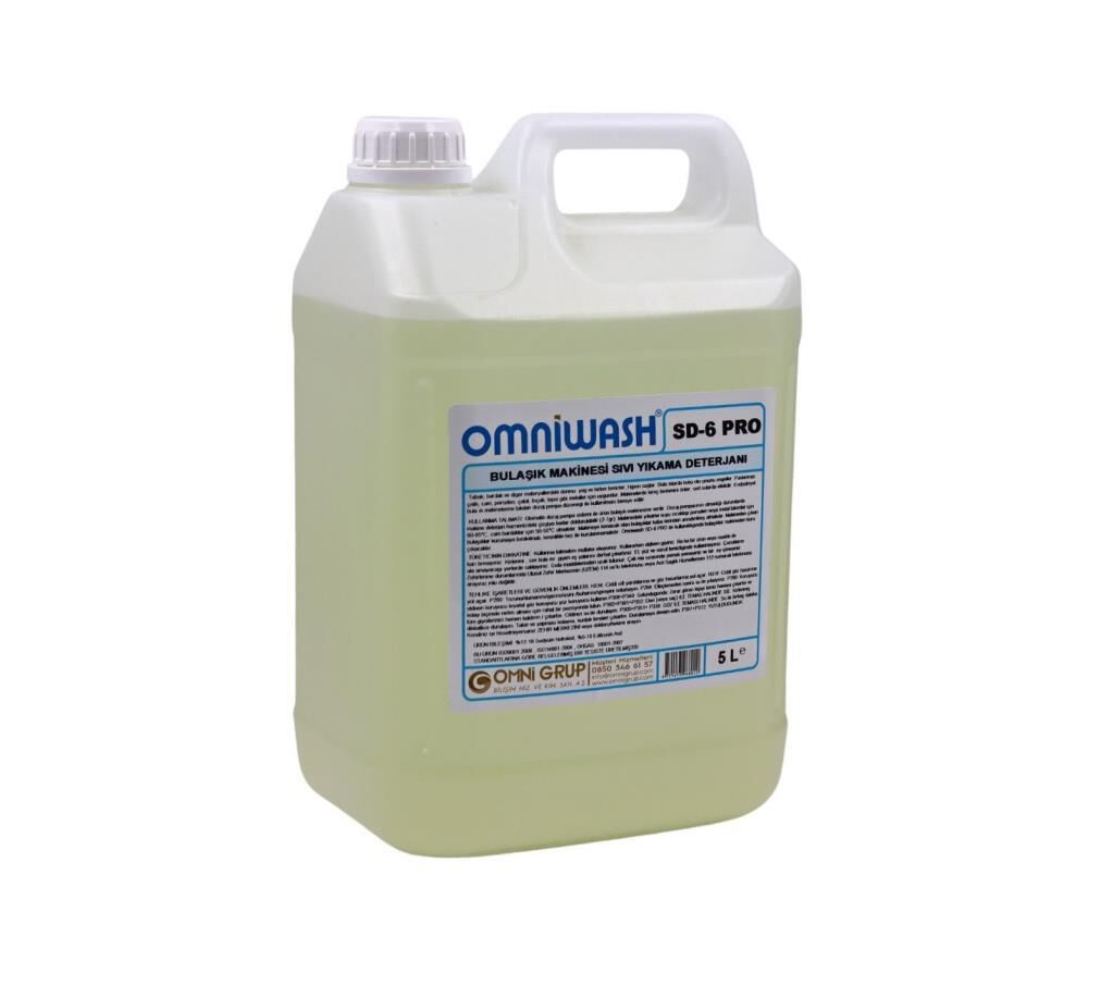 Omniwash SD-6 Pro 5000 ml Endüstriyel Sıvı Bulaşık Makinesi Deterjanı