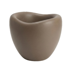 Omnipazar SO-LLE Lale Saksı Dekoratif Modern Plastik İç Kovalı 52 Litre Mocha