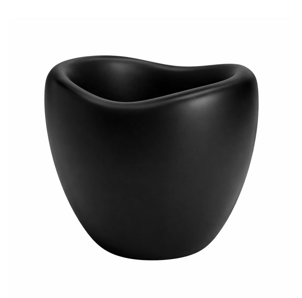 Omnipazar SO-LLE Lale Saksı Dekoratif Modern Plastik İç Kovalı 52 Litre Siyah