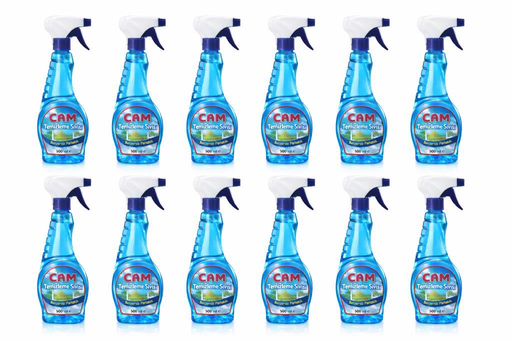 Omnipazar Sprey Cam Temizleyici Camsil 12 x 500 ml