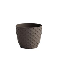 Omnipazar SO-KAP3 Kapadokya Dekoratif Plastik Saksı 2.5 Litre No 3 Mocha
