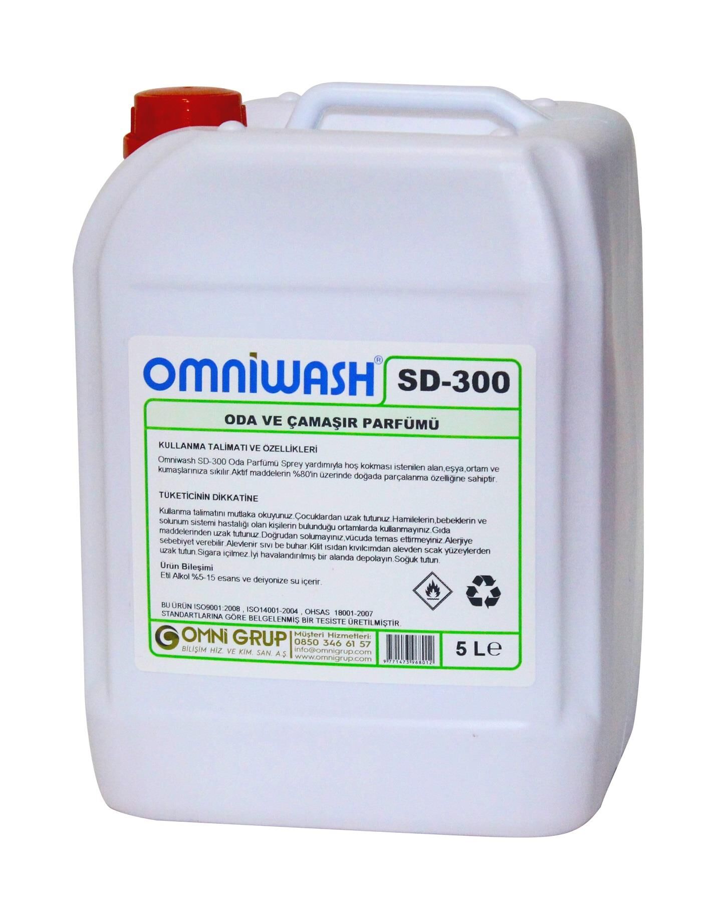Omniwash SD-300 Ivory Oryantal Oda ve Çamaşır Parfümü 5 Litre