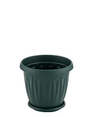 Omnipazar SY-5701 1 litre Plastik Ürgüp Saksı Takım No 1 YEŞİL