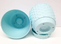 Omnipazar SO-KAP4 Kapadokya Dekoratif Plastik Saksı 5 Litre No 4 Gold