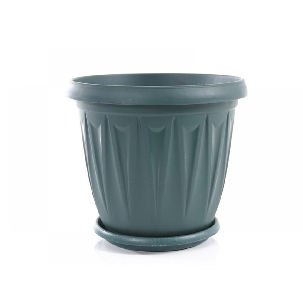 Omnipazar SY-5704 5 litre Plastik Ürgüp Saksı Takımı No 4 YEŞİL