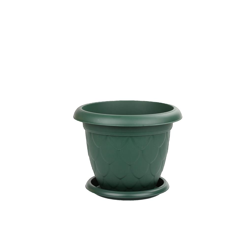 Omnipazar SO-D003 Damla Desen Tabaklı Saksı Takımı 1.5 Litre No:3