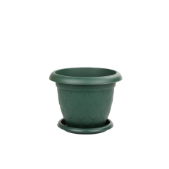 Omnipazar SO-D003 Damla Desen Tabaklı Saksı Takımı 1.5 Litre No:3