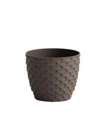 Omnipazar SO-KAP4 Kapadokya Dekoratif Plastik Saksı 5 Litre No 4 Mocha