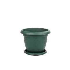 Omnipazar SO-D004 Damla Desen Tabaklı Saksı Takımı 2.2 Litre No:4