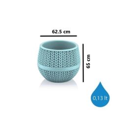 Omnipazar SO-ASR1 Dekoratif Örgü Desen Amasra Saksı 0.13 Litre 6'lı Set 60466365