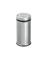 Omnisoft FLS FT496 Pratik Kapaklı Paslanmaz Çöp Kovası 11 Lt