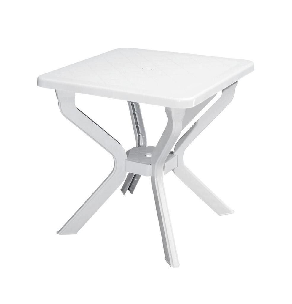 Omnipazar MT-GF235 Prima Isola Plastik Kare Bahçe Balkon Masa 70x70 cm