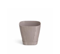 Omnipazar SO-ZB01 Zambak Dekoratif Plastik Saksı 0.8 Litre No:1 Mocha