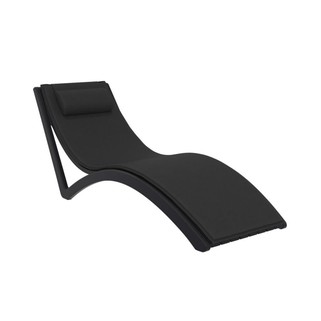 Omnipazar TRK-087 Siesta Minderli Yastıklı Lüks Ergonomik Slim Şezlong