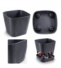 Omnipazar SO-ZB05 Zambak Dekoratif Plastik Saksı 8.8 Litre No:5