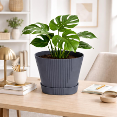 Omnipazar SO-ZB05 Zambak Dekoratif Plastik Saksı 8.8 Litre No:5