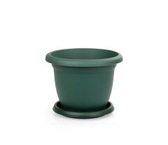 Omnipazar SO-V506 Villa Saksı Tabaklı 5 lt No 6 Yeşil (109)