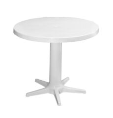 Omnipazar MT-GF206 Prima Luce Plastik Yuvarlak Bahçe Balkon Masa Ø85 cm