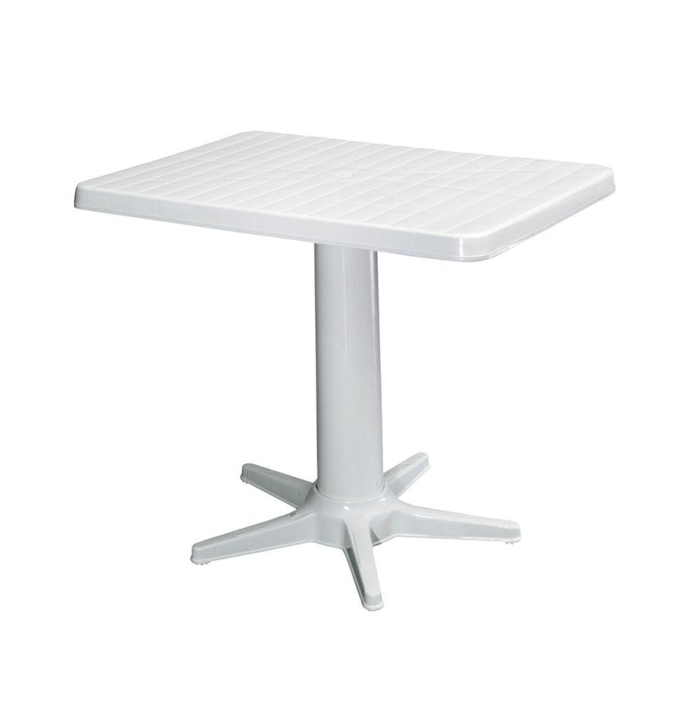 Omnipazar MT-GF210 Prima Picnic Plastik Dikdörtgen Bahçe Balkon Masa 85x60 cm