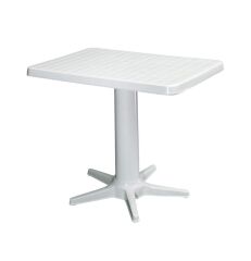 Omnipazar MT-GF210 Prima Picnic Plastik Dikdörtgen Bahçe Balkon Masa 85x60 cm