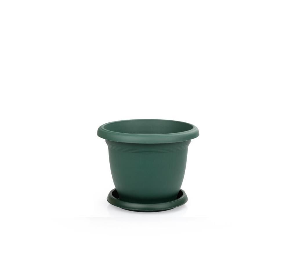 Omnipazar SO-V504 Villa Saksı Tabaklı 2,5 lt No 4 Yeşil (109)