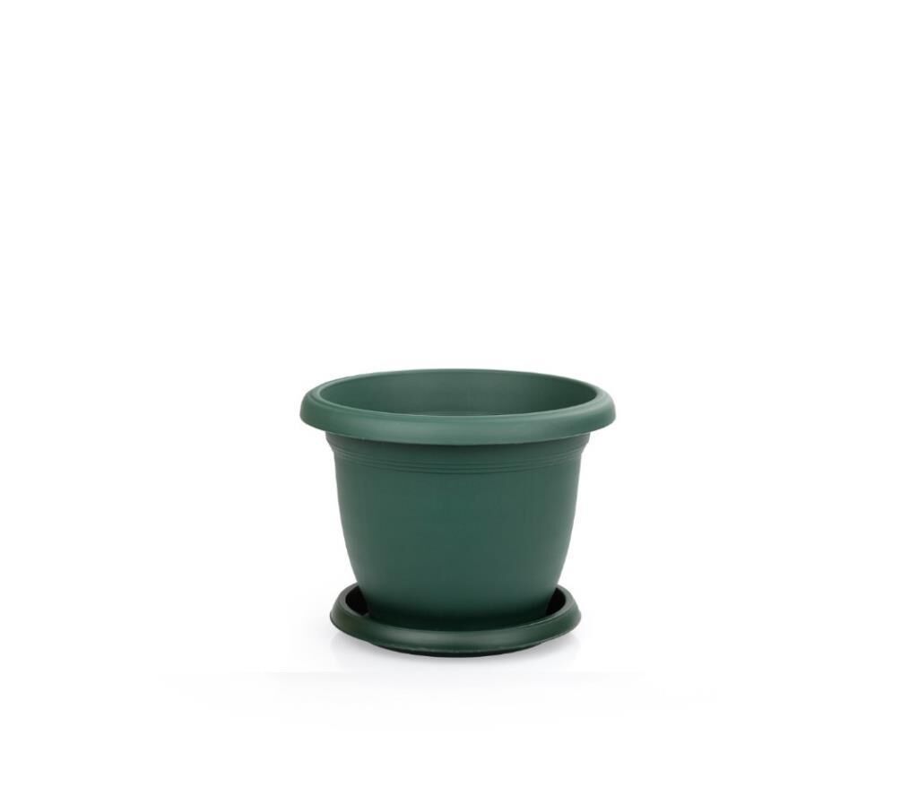 Omnipazar SO-V505 Villa Saksı Tabaklı 3,7 lt No 5 Yeşil (109)