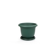 Omnipazar SO-V505 Villa Saksı Tabaklı 3,7 lt No 5 Yeşil (109)