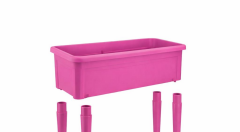 SO-AB03 Ayaklı Bahçe Plastik Yetiştirme Saksı Takımı 60 Lt Vişne 3 Adet