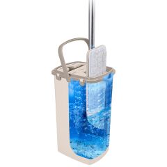 Omnisoft FLR F400 Eko Sihirli Tablet Mop Temizlik Seti Krem