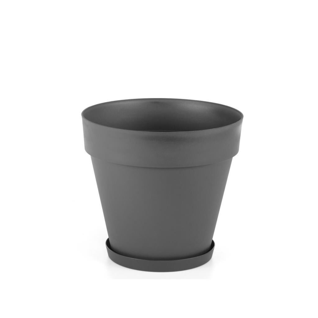 Omnipazar SO-YS06 Yalı Saksı Tabaklı 23 lt No 6 Antrasit (15002)