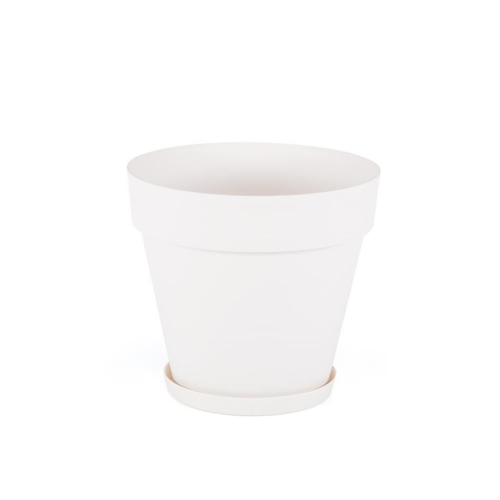 Omnipazar SO-YS06 Yalı Saksı Tabaklı 23 lt No 6 Beyaz (15001)