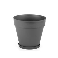 Omnipazar SO-YS07 Yalı Saksı Tabaklı 46 lt No 7 Antrasit (15002)