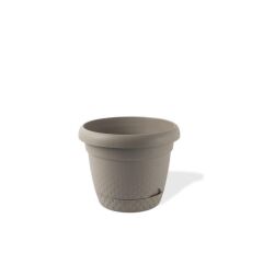 Omnipazar KRS-343 Dekoratif İnci Bitki Çiçek Saksı Takımı 4.9 Litre No 3 Kahverengi