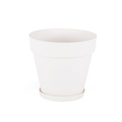 Omnipazar SO-YS07 Yalı Saksı Tabaklı 46 lt No 7 Beyaz (15001)