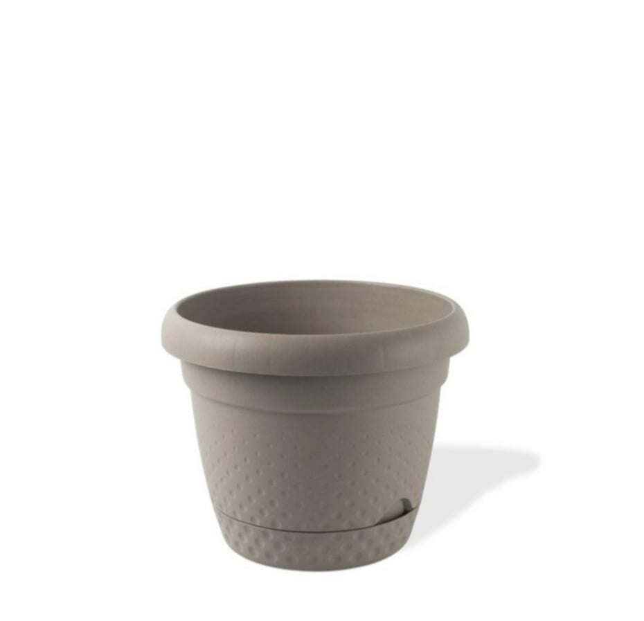 Omnipazar KRS-345 Dekoratif İnci Bitki Çiçek Saksı Takımı 15.3 Litre No 5 Kahverengi