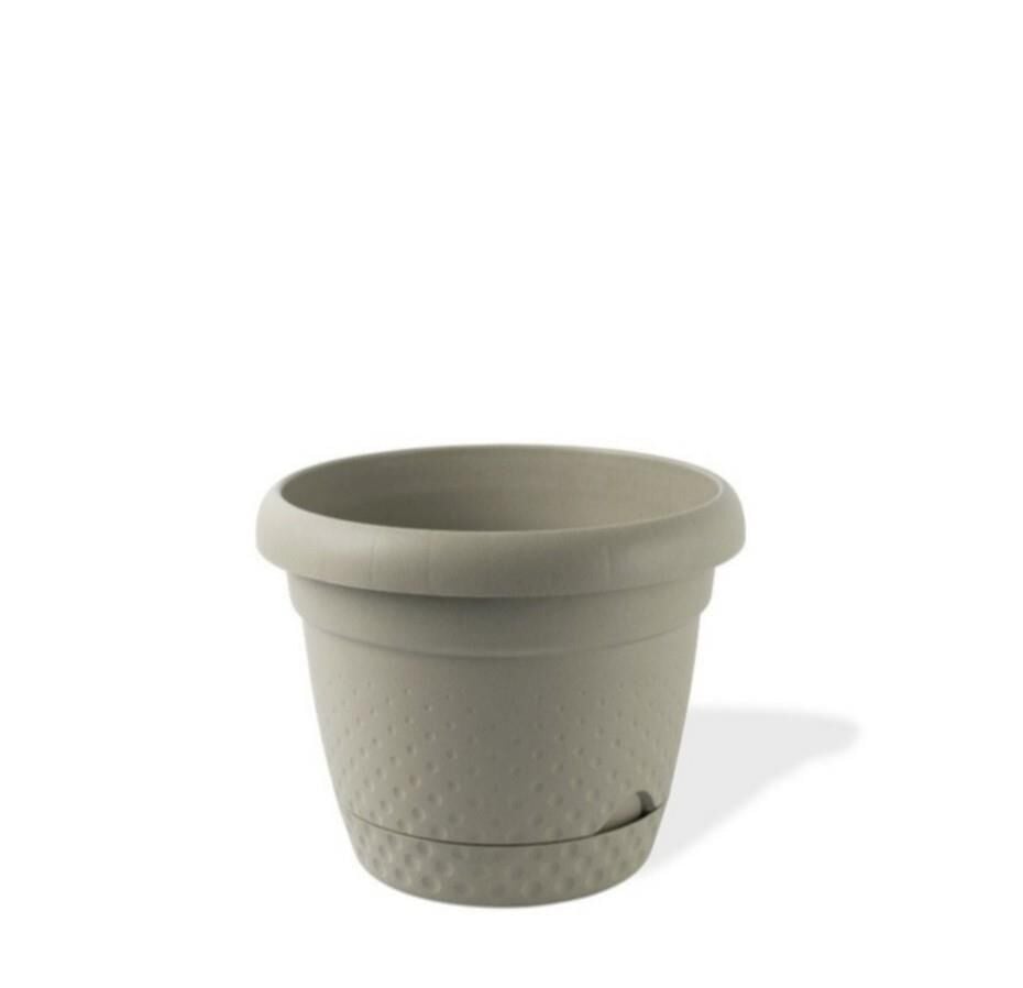 Omnipazar KRS-345 Dekoratif İnci Bitki Çiçek Saksı Takımı 15.3 Litre No 5 Bej