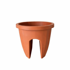 SY-5712 Opal Yuvarlak Küpeşte Balkon Saksı 7.5 Litre Kiremit 6 Adet