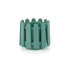 Omnipazar SO-İS02 İstanbul Dekoratif Yuvarlak Saksı 2,6 lt No 2 Yeşil (18008)