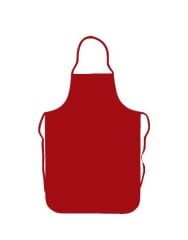 Omniclean Kırmızı Askılı Mutfak Bulaşık Önlüğü Lamineli 50 x100 cm