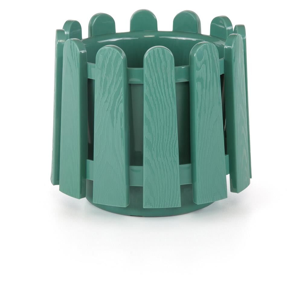 Omnipazar SO-İS03 İstanbul Dekoratif Yuvarlak Saksı 6,6 lt No 3 Yeşil (18008)