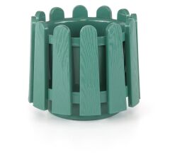 Omnipazar SO-İS03 İstanbul Dekoratif Yuvarlak Saksı 6,6 lt No 3 Yeşil (18008)