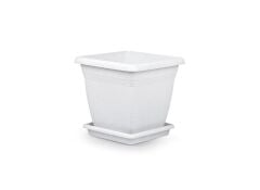 Omnipazar SO-VK01 Villa Kare Tabaklı Saksı 4.6 lt No 1