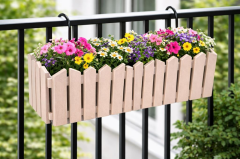 Omnipazar OZN-616 Efes Askılı Balkon Saksı Takımı 9 Litre No:2