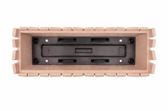 OZN-616 Efes Askılı Balkon Saksı Takımı 9 Litre No:2 Bej 4 Adet