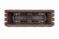 OZN-616 Efes Askılı Balkon Saksı Takımı 9 Lt No: 2 Kahverengi 4 Adet