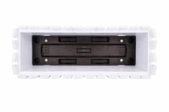 OZN-616 Efes Askılı Balkon Saksı Takımı 9 Litre No: 2 Beyaz 4 Adet